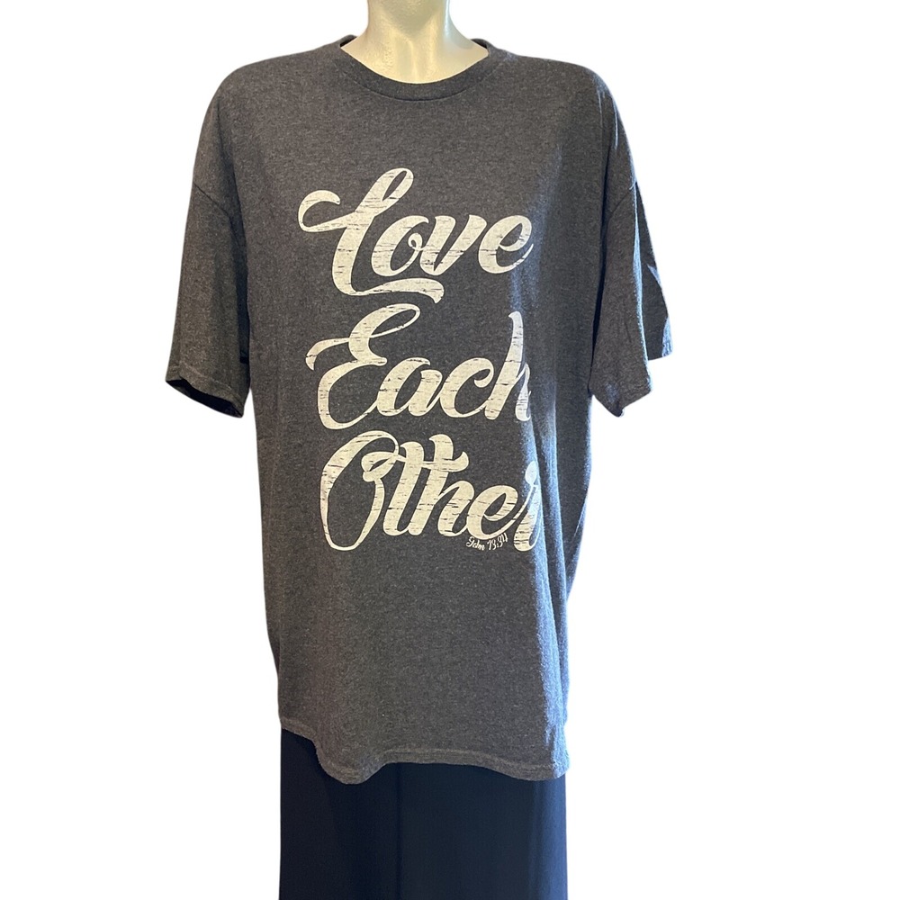Delta Brand unisex Tshirt Love each other John 13:34 inspirational Christian